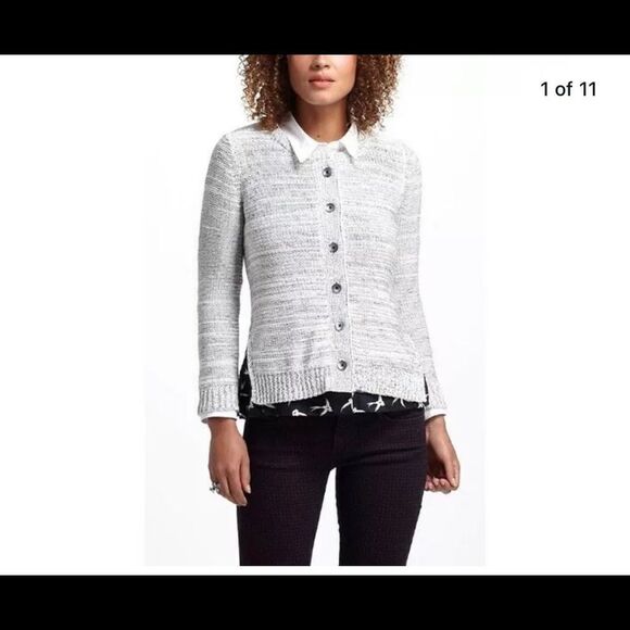 Anthropologie Field Flower Shirting Cardigan - Picture 2 of 11